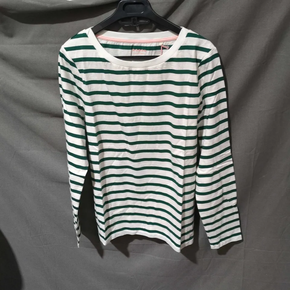 BODEN BRETON STRIPE LONG-SLEEVE TOP – UK 12 (US 8, DE 38, FR 40)