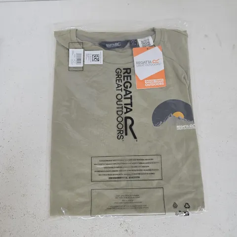 BRAND NEW REGATTA CLINE IX T-SHIRT IN GOLDEN SAND - UK XL