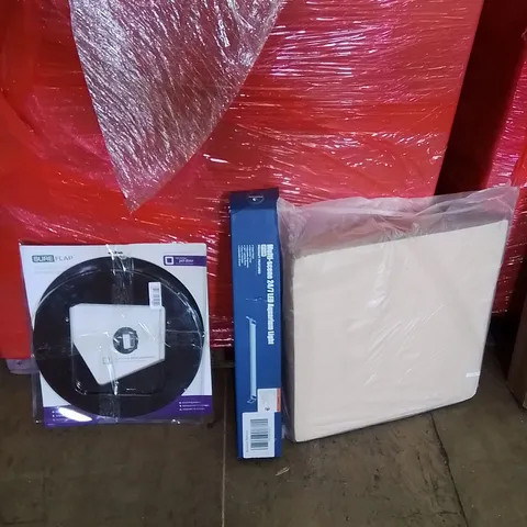 PALLET OF ASSORTED HOUSEHOLD GOODS AND PRODUCTS TO INCLUDE;CAT FLAP,AQUARIUM LED LIGHT,CUSHION 