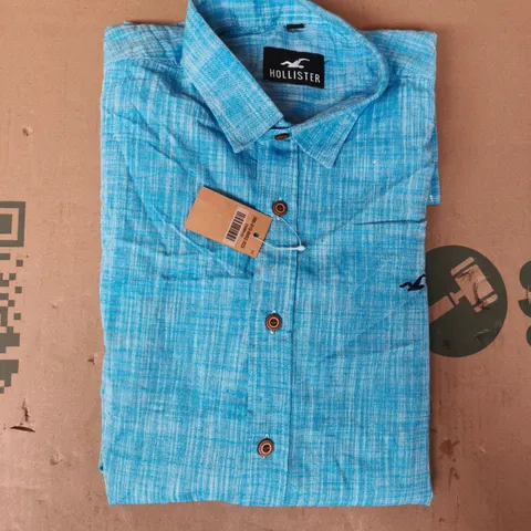hollister long sleeve shirt in blue size 3xl