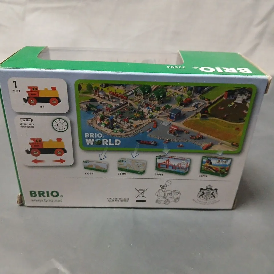 BRIO WORLD TWO-WAY BATTERY POWERED ENGINE – BOXED