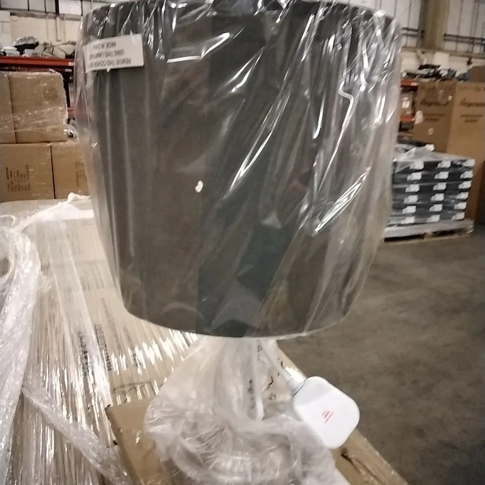 BOXED BRITO 47CM TABLE LAMP BRUSHED NICKEL 