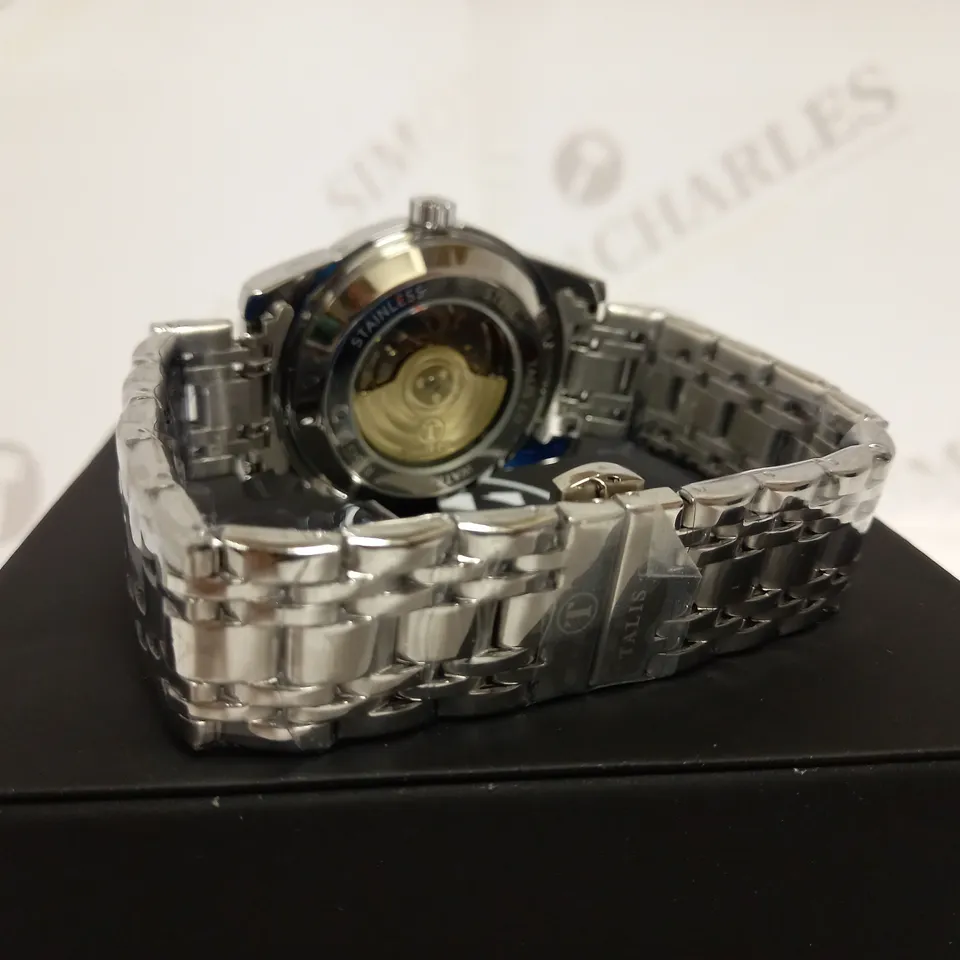 TALIS CO SKELETON DIAL BRACELET STRAP WRISTWATCH RRP £550