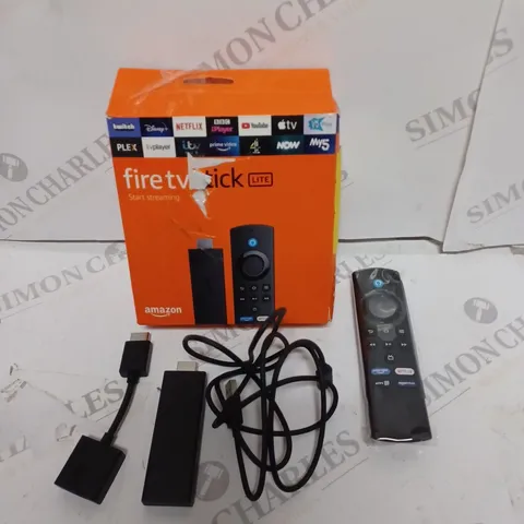 BOXED AMAZON FIRE TV STICK LITE