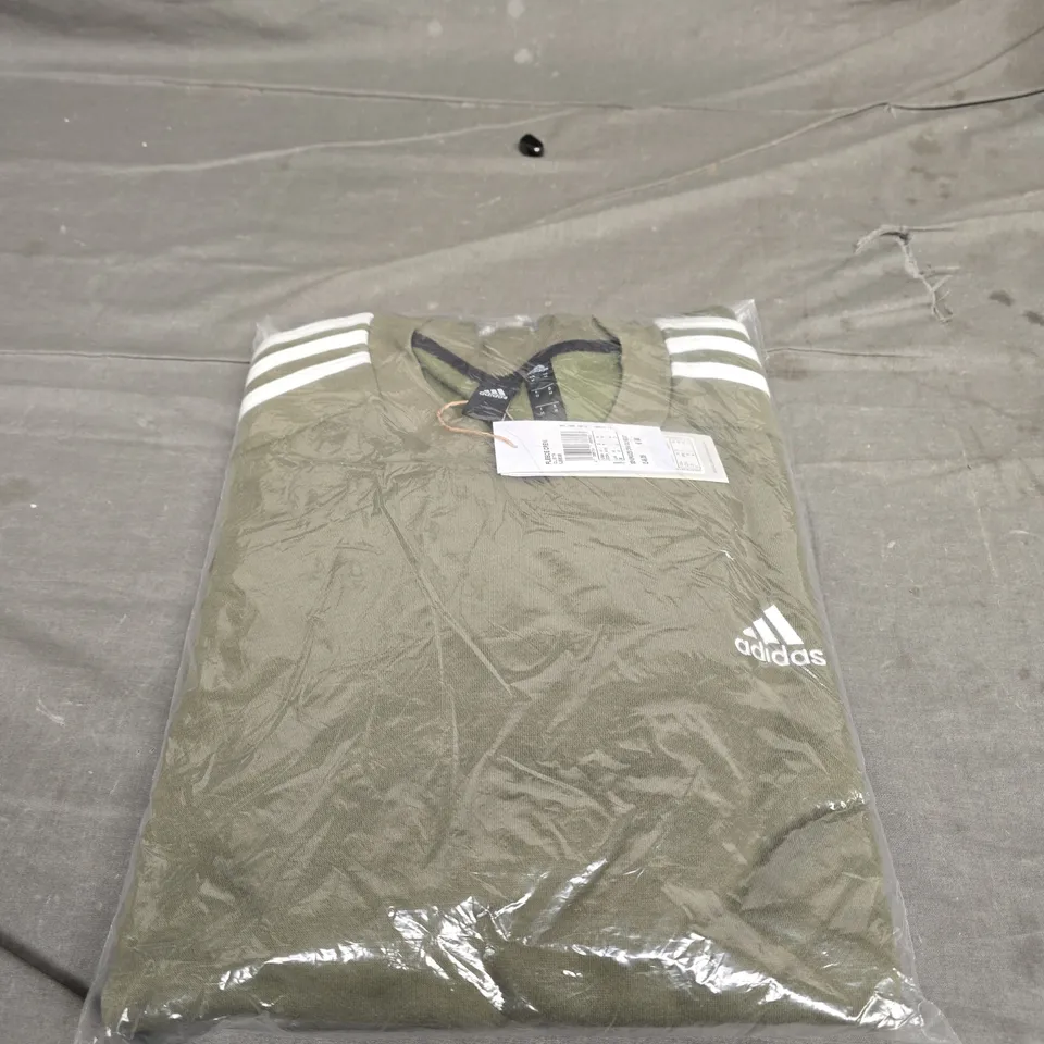 BAGGED ADIDA LOGO SWEATSHIRT - KHAKI - SIZE M