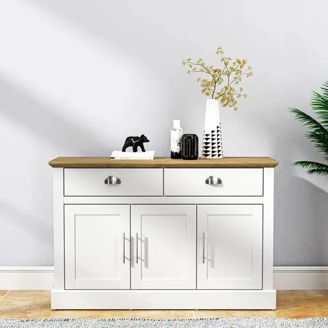 BOXED QUIROGA 3 DOOR 2 DRAWER SIDEBOARD