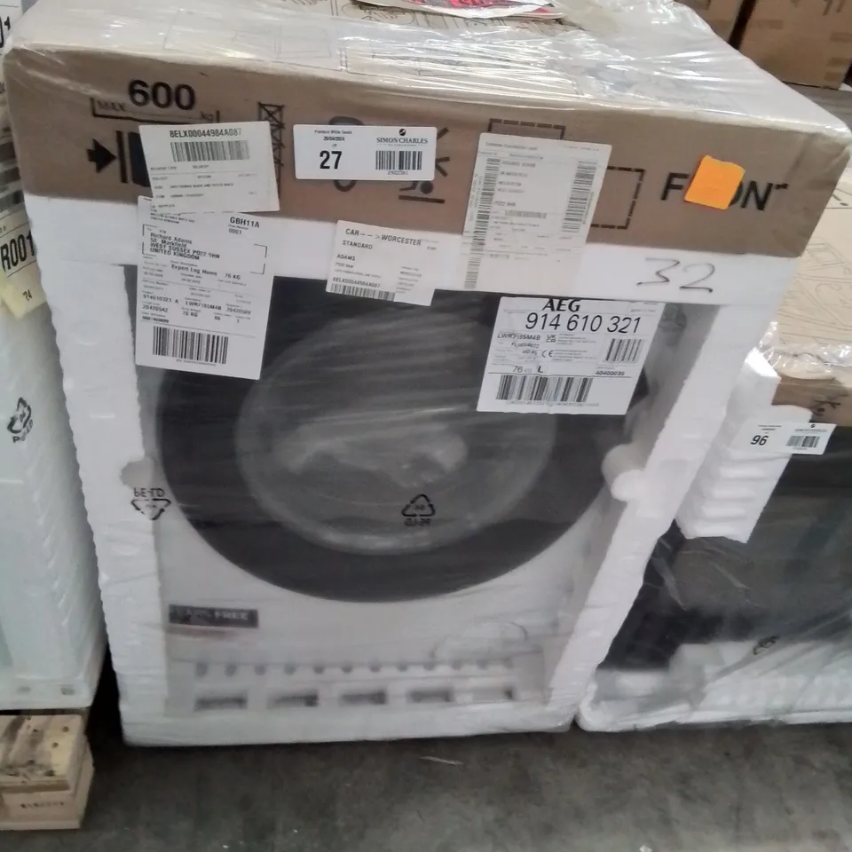 AEG 7000 LWR7185M4B FREESTANDING WASHER DRYER 8/5KG LOAD, 1400RPM SPIN, WHITE RRP £709