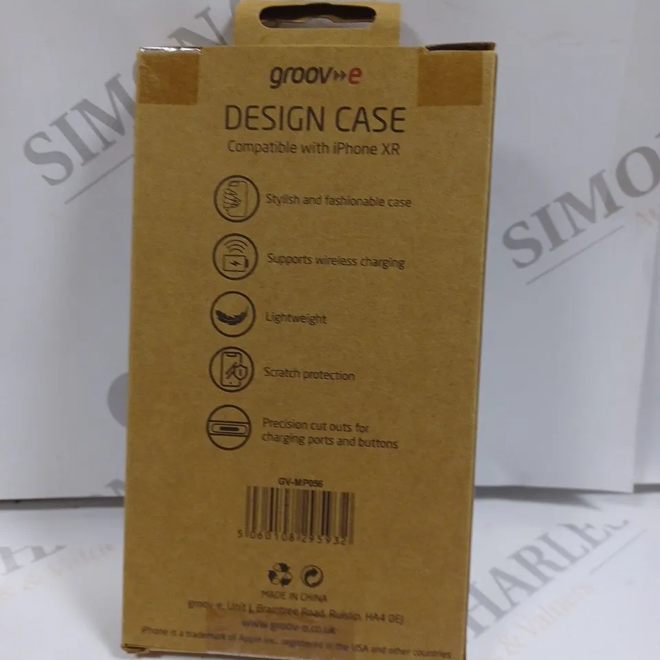 LOT OF APPROXIMATELY 100 GROOVE MARBLE DESIGN CASE FOR IPHONE XR