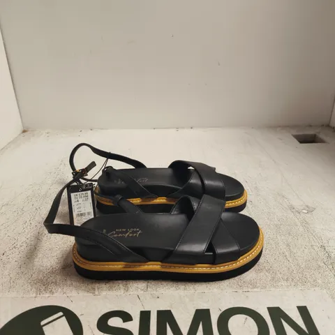 NEW LOOK COMFORT WOMEN’S SANDALS – BLACK, UK 4 (EU 37) 