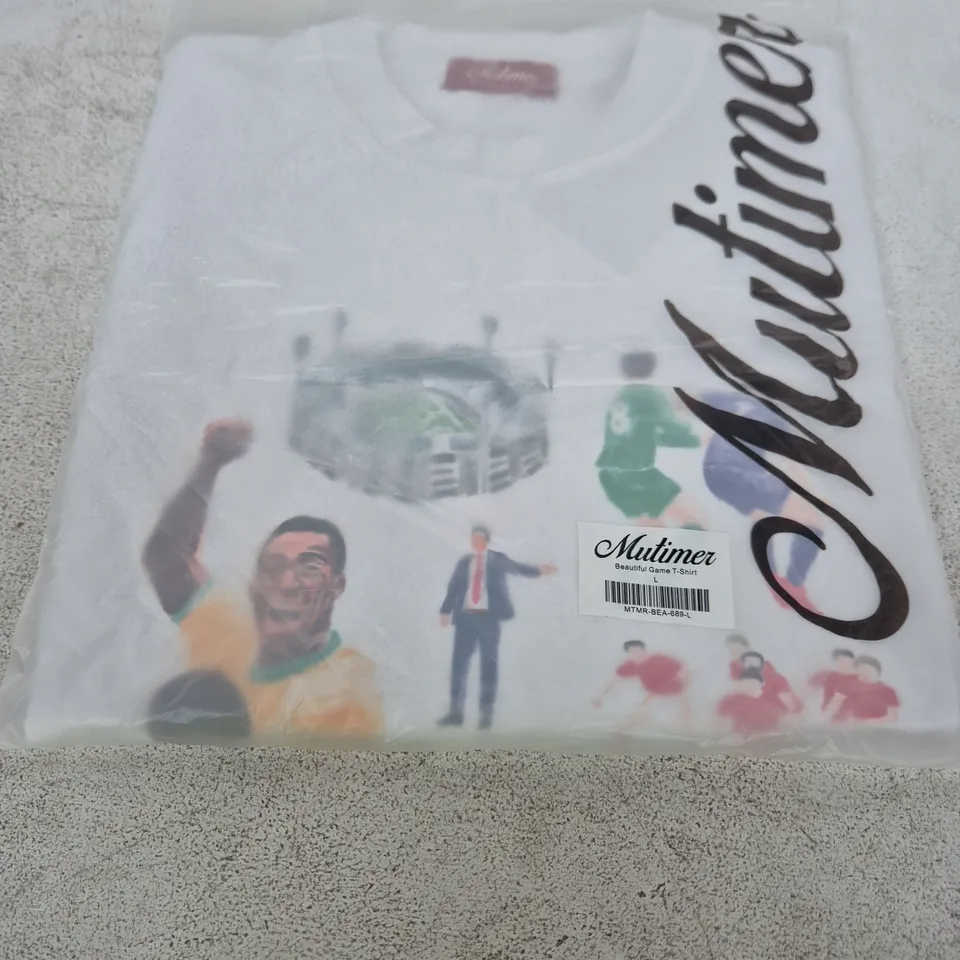 MUTIMER BEAUTIFUL GAME T-SHIRT – UK SIZE L