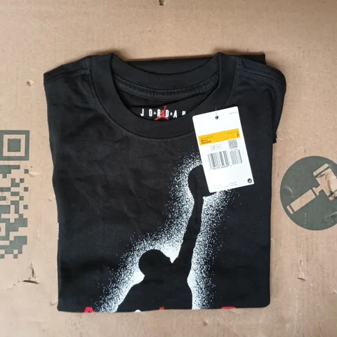 NIKE AIR JORDAN SHORT SLEEVE T-SHIRT IN BLACK SIZE SMALL