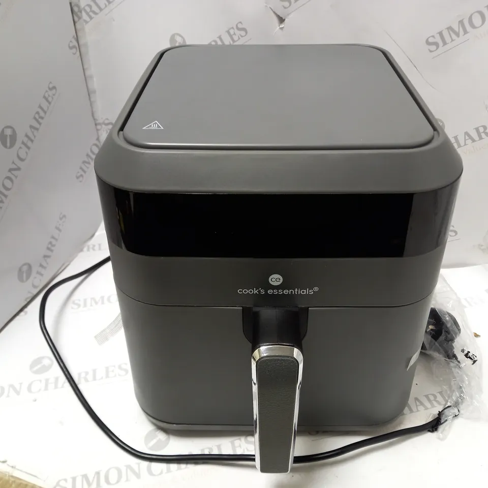 COOK'S ESSENTIALS 5.8L AIR FRYER IN SLATE GREY