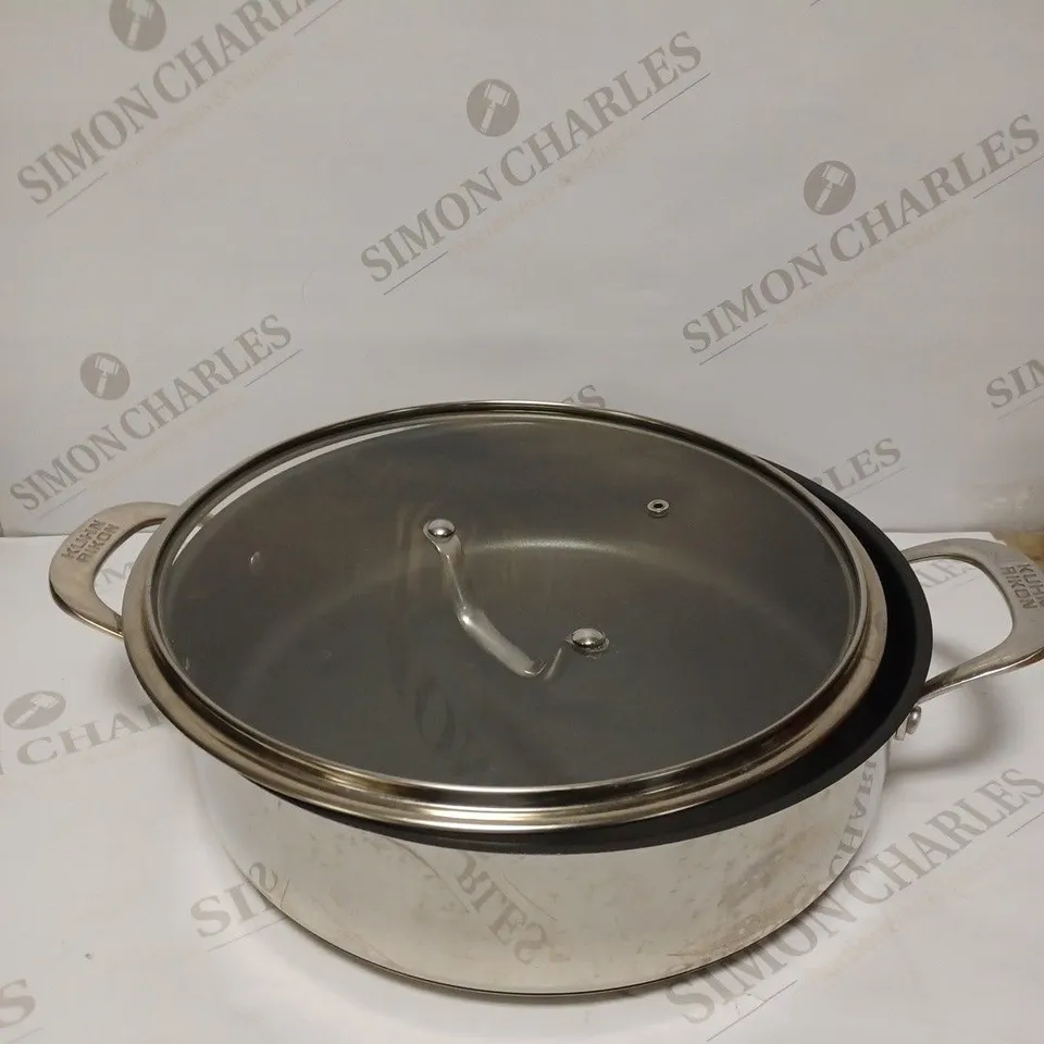 KUHN RIKON ALLROUND OVEN-SAFE INDUCTION NON-STICK SHALLOW CASSEROLE POT
