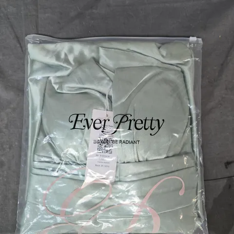 BAGGED EVER PRETTY WOMEN'S DRESS IN SAGE SIZE UK 18