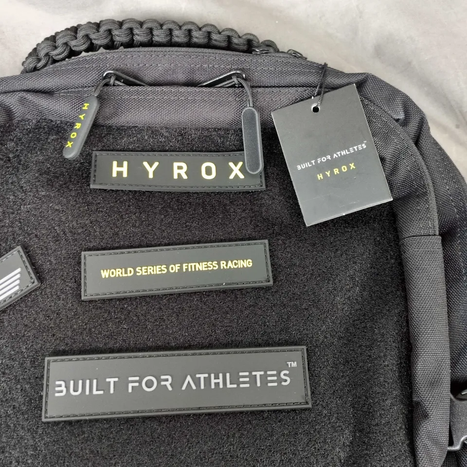 HYROX BACKPACK – BUILT FOR ATHLETES, WORLD SERIES OF FITNESS RACING