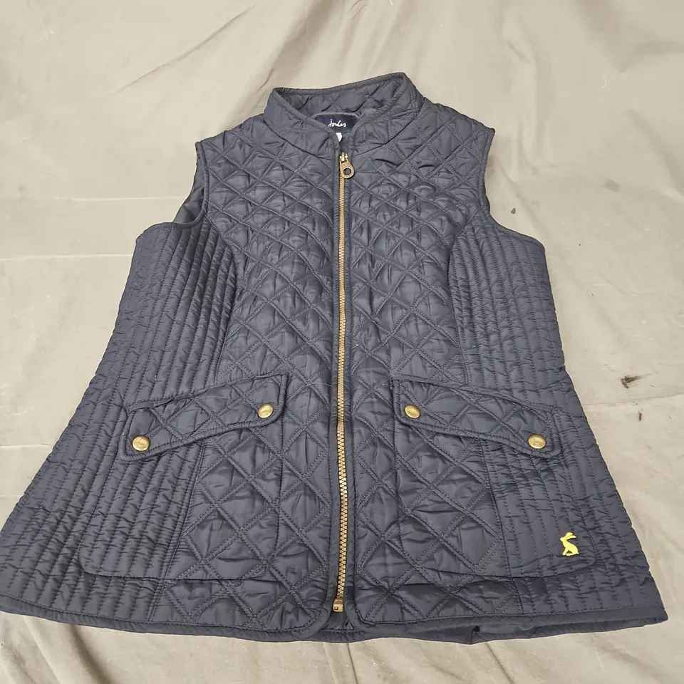 JOULES PADDED GILET IN NAVY SIZE 14