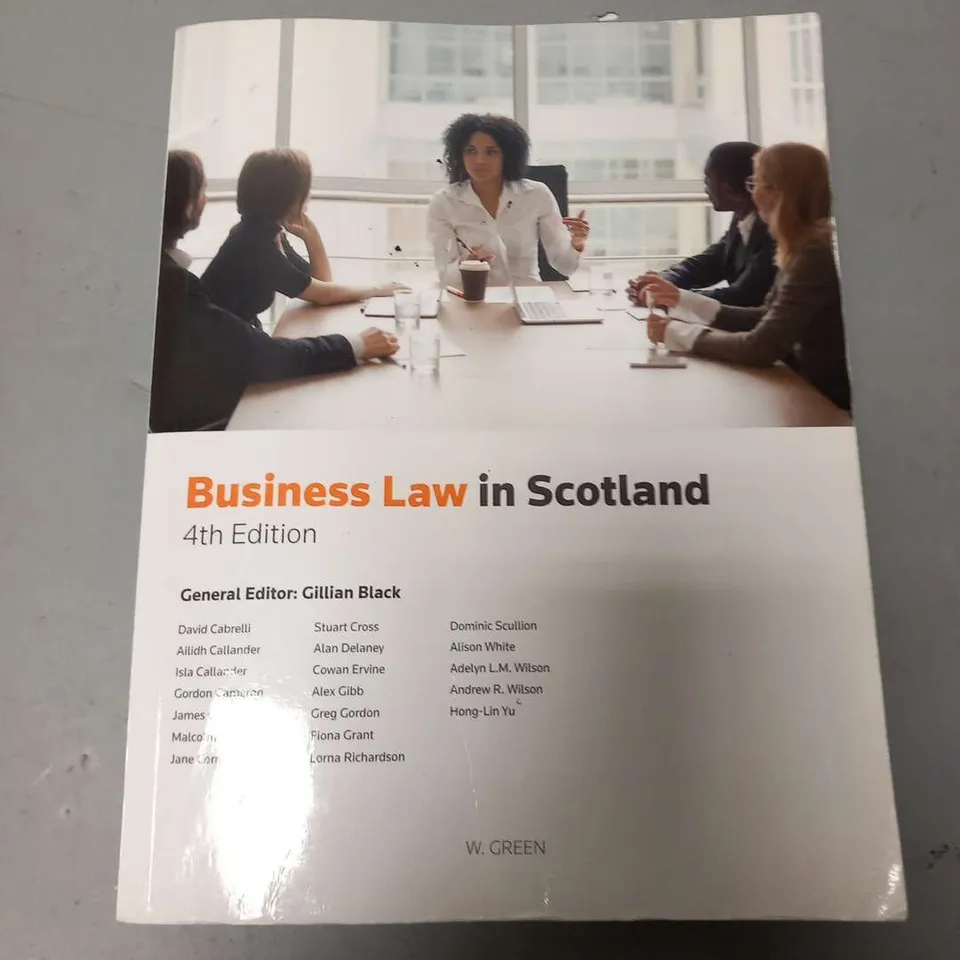 FIVE BUSINESS LAWS IN SCOTLAND 4TH EDITION W.GREEN