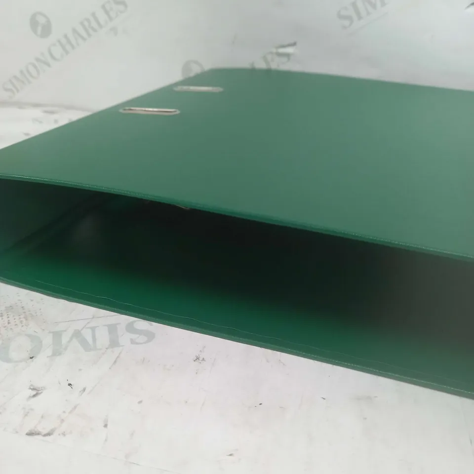 PACK OF 10 RAPID A4 FOLDER LEVER ARCH FILE 50MM POLYPROPYLENE GREEN