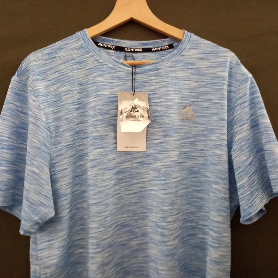 MONTIREX TRAIL 2.0 TEE IN BLUE - XL