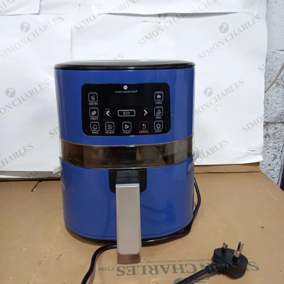COOK'S ESSENTIALS 4.0L AIR FRYER - SAPPHIRE