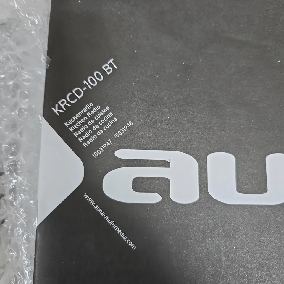 AUNA KRD-100 BT KITCHEN RADIO – BLUETOOTH, CD PLAYER, BOXED