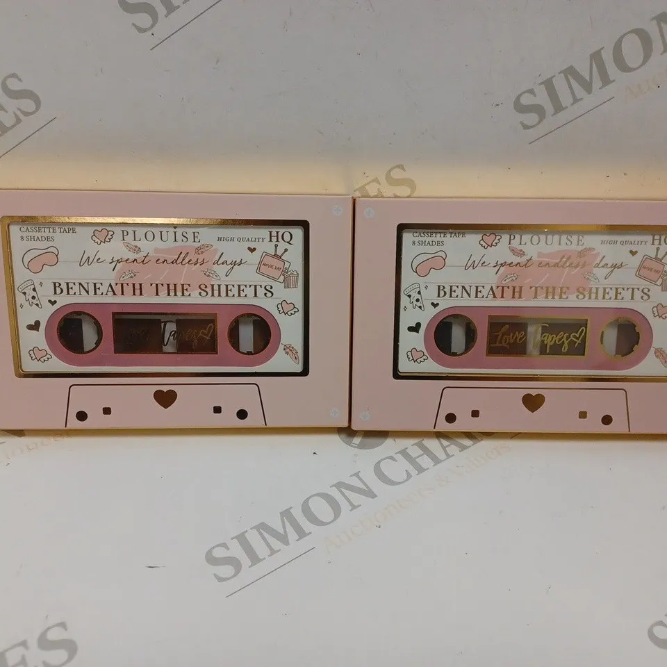 BOX OF 2 PLOUISE HIGH QUALITY LOVE TAPES PRESSED PIGMENT PALETTE'S. 