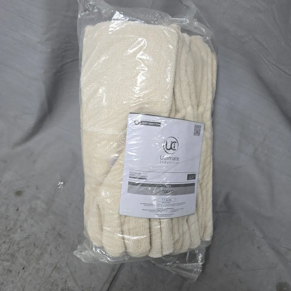 6 PACKS OF 6 ULTIMATE INDUSTRIAL HEAT RESISTANT TERRYCLOTH GAUNTLETS
