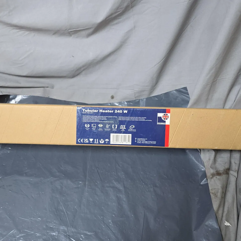 BOXED MORRIS TUBULAR HEATER 240W – 230V WITH UK PLUG