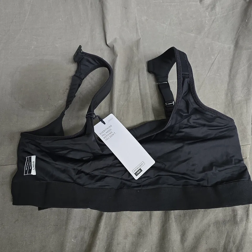 LNDR LOCKED & LOADED BEACH PERFECT TOP IN BLACK - UK 36F