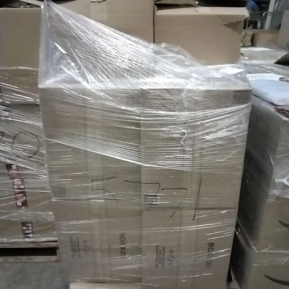 PALLET OF ASSORTED ITEMS INCLUDING WREATH LIGHTS, CLEAR PURSE, BOXING REFLEX BALL, FRIENDSHIP BRACLET, PET HAIR REMOVER, BABY TOY SERIS