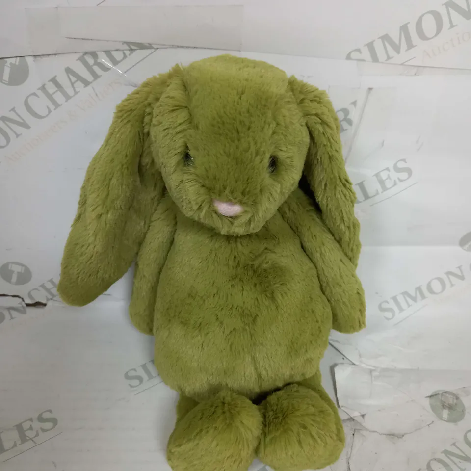 JELLYCAT I AM MEDIUM BASHFUL MOSS BUNNY