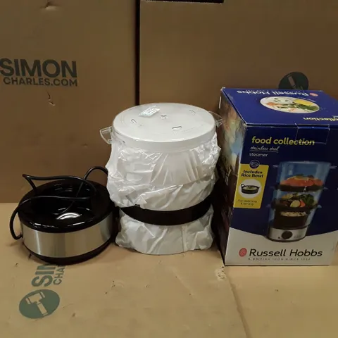 BOXED RUSSEL HOBBS STEAMER 14453