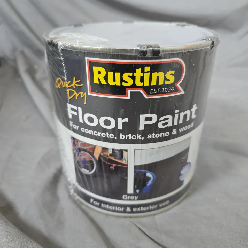 RUSTINS FLOOR PAINT – 2.5 LITRE, GREY
