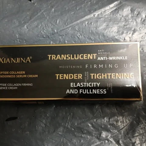 TOTE OF APPROXIMATELY 15 SEALED XIA NJINA PEPTIDE COLLAGEN TENDERNESS SERUM CREAMS - 5ML PER BOX