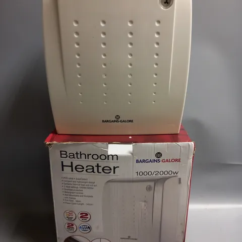 BOXED BARGAINS-GALORE BATHROOM HEATER 1000/2000W