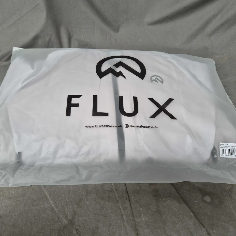 FLUX ACTIVE LIGHT PADDED JACKET - DARK CONCRETE/SILVER - SIZE L 