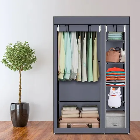 BOXED POP UP PORTABLE FABRIC WARDROBE