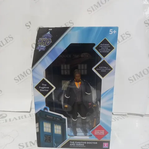 BBC DOCTOR WHO THE FUGITIVE DOCTOR AND TARDIS 