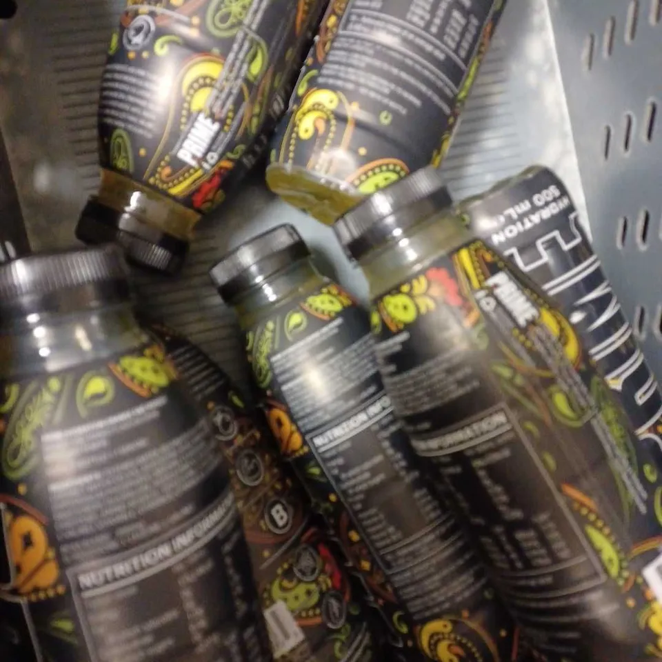 LOT OF APPROX 10 X 500ML PRIME HYDRATION KSI DRINK - ORANGE/MANGO