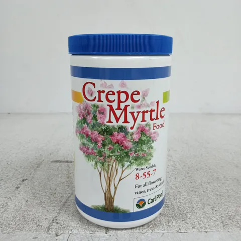CARL POOL CREPE MYRTLE FOOD – WATER SOLUBLE PLANT FOOD (8-5-7) FOR FLOWERING VINES, TREES & SHRUBS