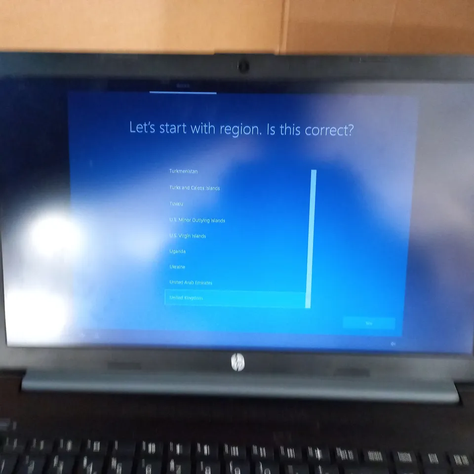 HP INTEL INSIDE MODEL 15-DA0503SA LAPTOP