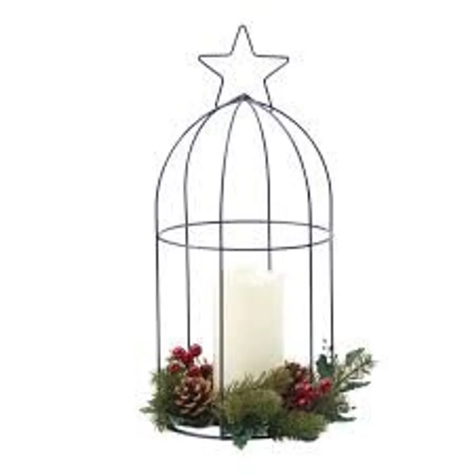 SARA DAVIES FAUX CANDLE STAR DISPLAY