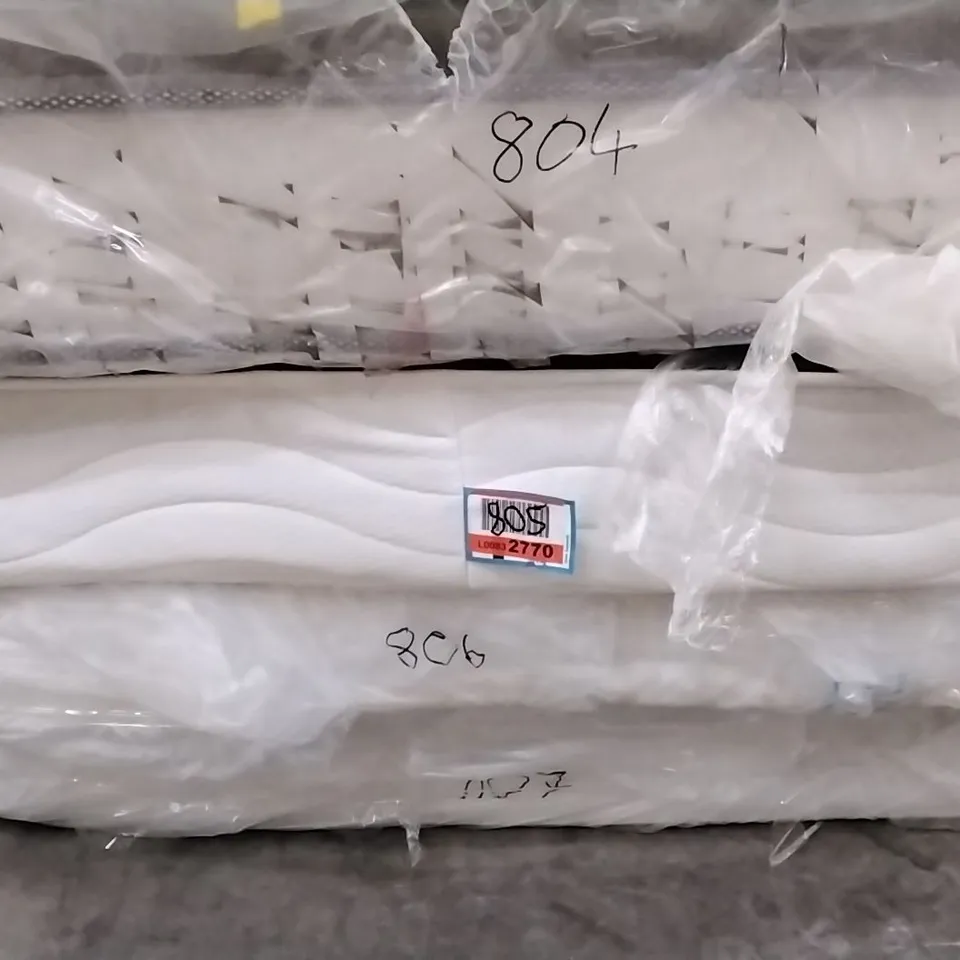 QUALITY 3 LAYER MEMORY FOAM HYBRID OPEN COIL DOUBLE 4'6" MATTRESS