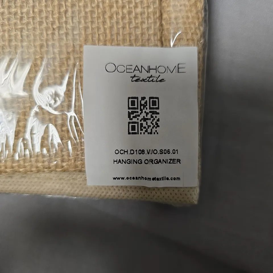 OCEANHOME TEXTILE HANGING ORGANIZER - APPROXIMATELY 20 PCS