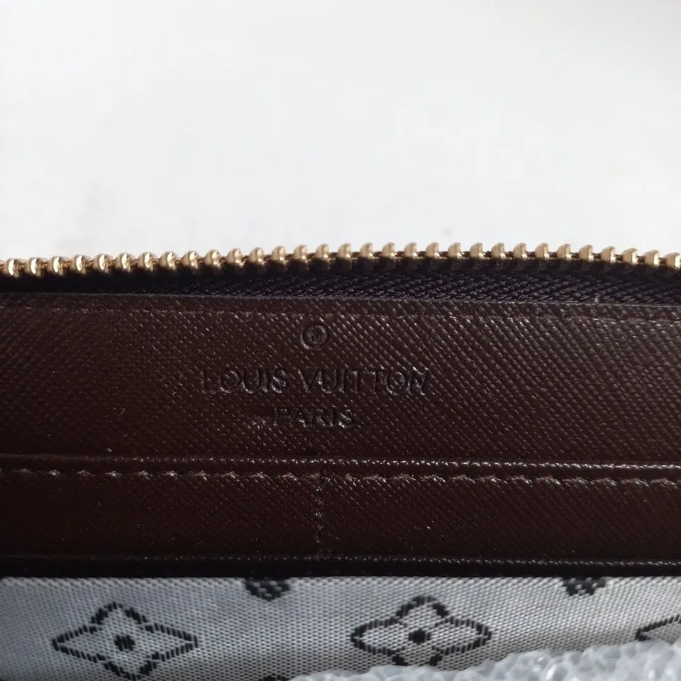 LOUIS VUITTON MONOGRAM CANVAS ZIP WALLET WITH WRIST STRAP – BOXED