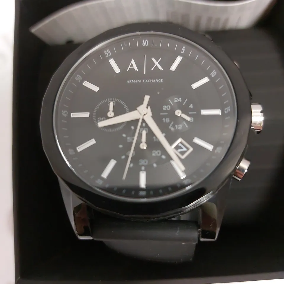 BOXED EMPORIO ARMANI MENS TRADITIONAL WRIST WATCH