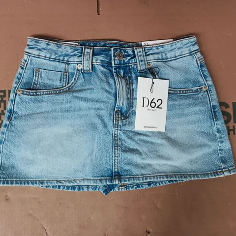 STADIVARIUS D62 MINI SKORT IN BLUE SIZE UK 8