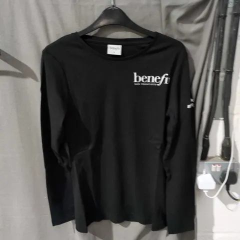 BENEFIT LOGO LONG-SLEEVE TOP – WOMEN'S, UK 8
