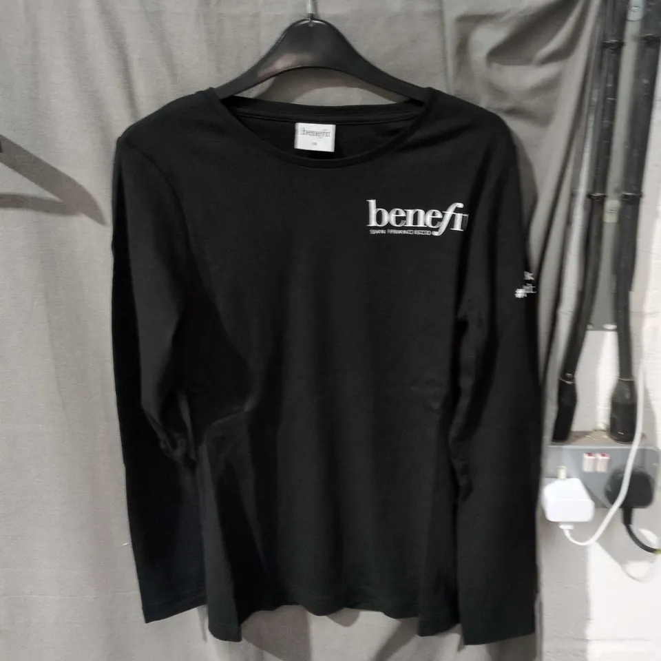 BENEFIT LOGO LONG-SLEEVE TOP – WOMEN'S, UK 8