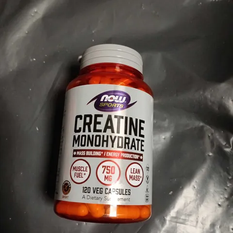 NOW SPORTS CREATINE MONOHYDRATE – 120 VEG CAPSULES